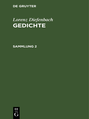 cover image of Gedichte